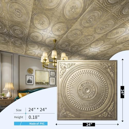 Art3d 12-Pack 2 x 2 ft Drop Ceiling Tiles - Image 4