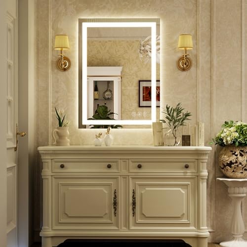 XRAMFY 38''X26'' LED Bathroom Mirror, Wall Mirror - Image 3