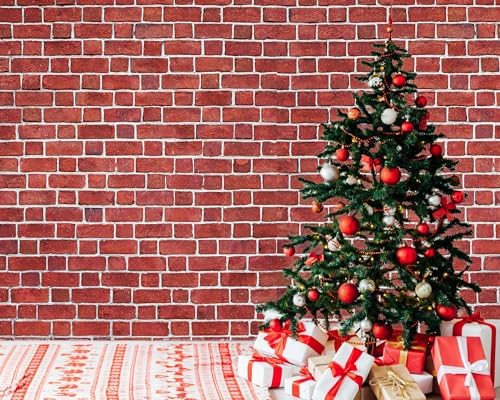VitalCozy 15 x 10 ft Red Brick Wall Backdrop Fabric Halloween Background - Image 4