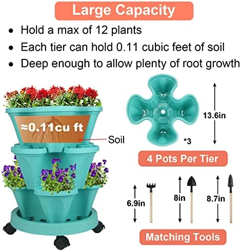 GameXcel Vertical Planter Tower - Image 5