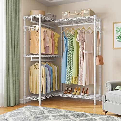 VIPEK L4 Corner Clothes Rack Heavy Duty Closet - Image 2