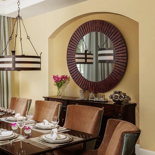 Chende 42'' Large Circle Mirror - Image 5