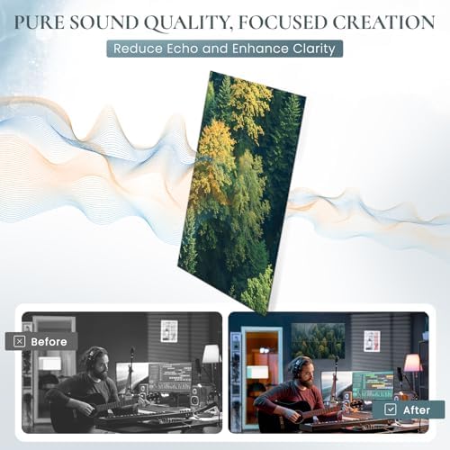8 Pack Art Acoustic Panels, Decorative Sound Absorbing Wall Art - Image 3