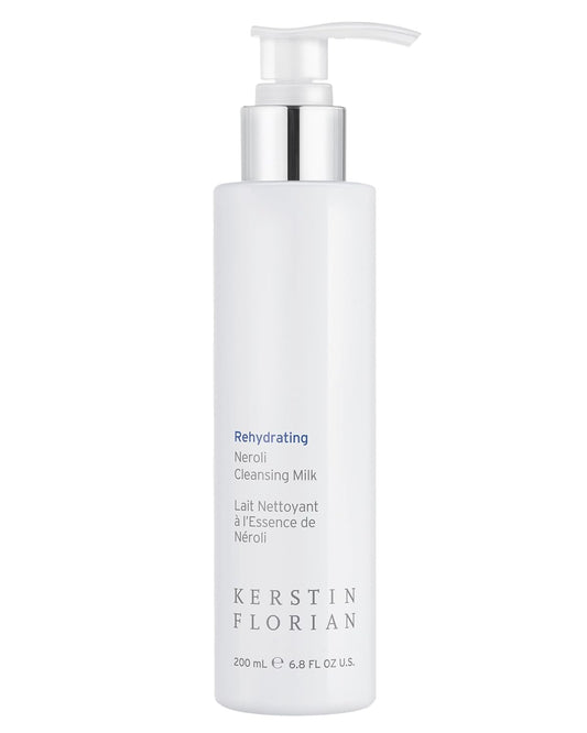 Kerstin Florian Rehydrating Neroli Cleansing Milk | Gentle Makeup Remover and Face Wash for Normal to Sensitive Skin (6.8 fl oz)