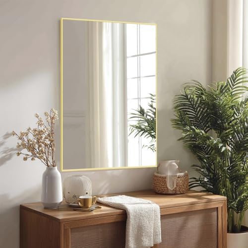 Sunniry 20X24 inch Gold Vanity Mirror, Mirror - Image 3