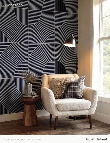 JaneTech Acoustic Wall Panels 23.62 x 23.62 Inch, Decorative Acoustic Wall - Image 4