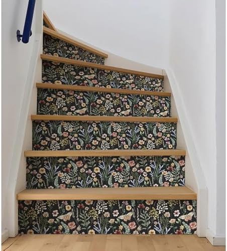Orainege Vintage Floral Wallpaper Peel and Stick Wallpaper Boho Removable - Image 7