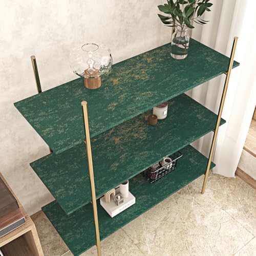 Dark Green Textured Wallpaper Peel and Stick - Image 3