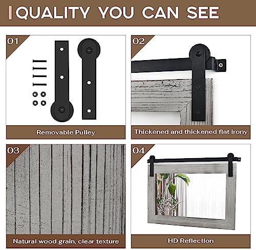 COGOOD Farmhouse Bathroom Mirrors - Image 5