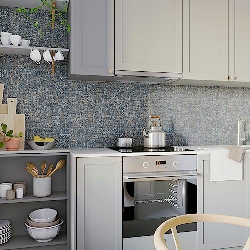 Grasscloth Peel and Stick Wallpaper 17.5"×160" Removable Faux Grasscloth Wall - Image 4