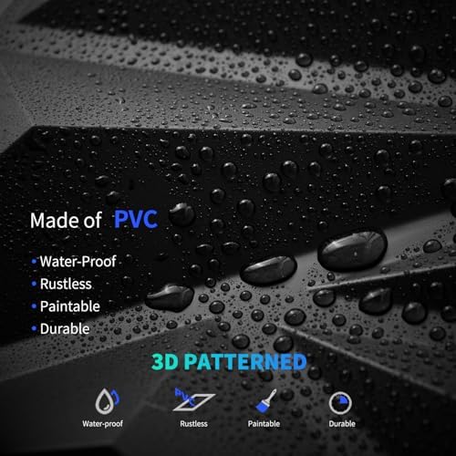 Art3dwallpanels 100 Pack 3D Wall Panels Diamond - Image 3