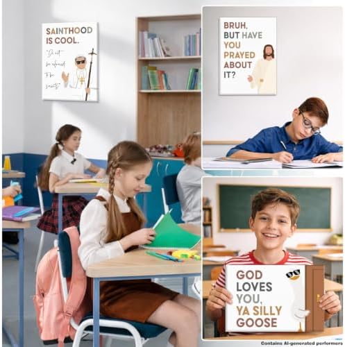 Framed Inspirational Christian Kids Wall Art - Image 5