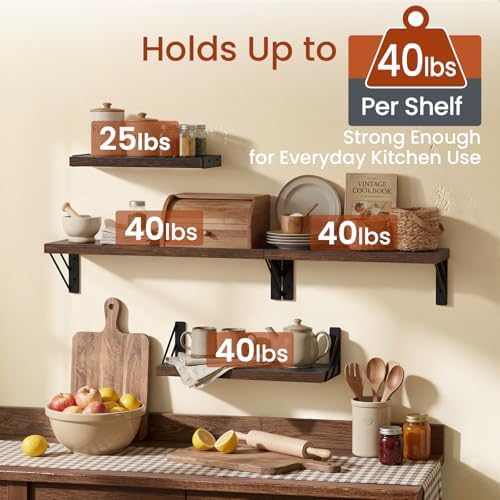 BAYKA Wall Mounted Floating Shelves - Image 5