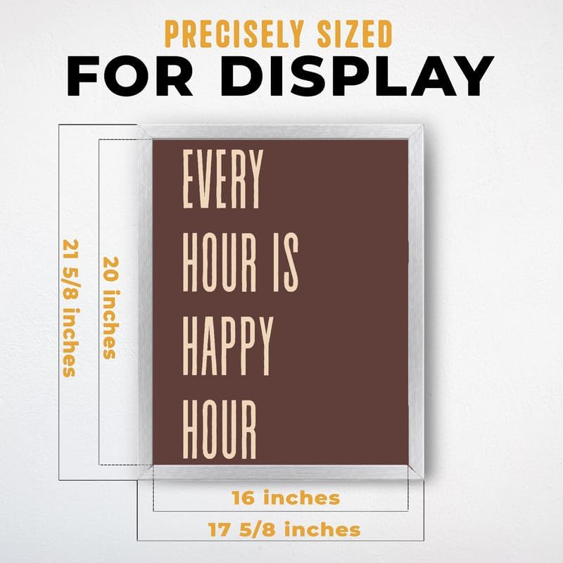 InkFlow Posters Every Hour Happy Hour Canvas Poster - Image 3