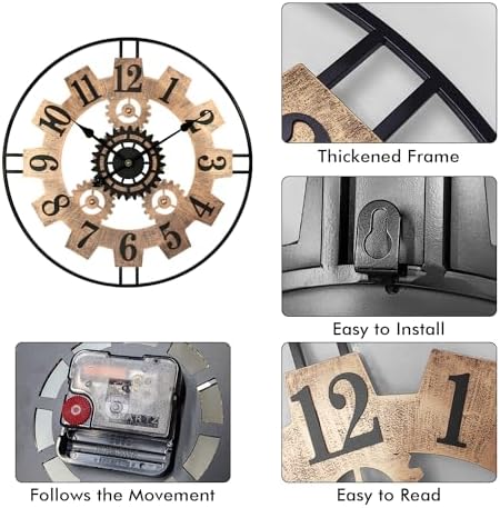 Large Wall Clock for Living Room - Image 2