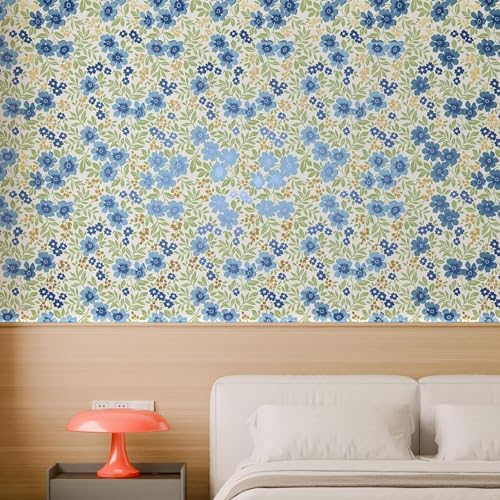 Main Street Peel and Stick Wallpaper Sheets, Friendly Flowers - Image 3