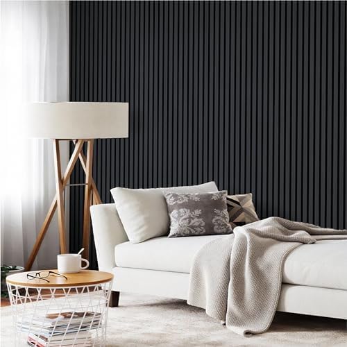 ZETY HOME Acoustic Wood Wall Panels, Slat 4-Pack, 94.5 in - Image 5