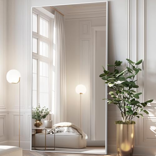 MELOMOIR 81"x41" Oversized Floor Mirror, Free Standing Leaning or Hanging - Image 3