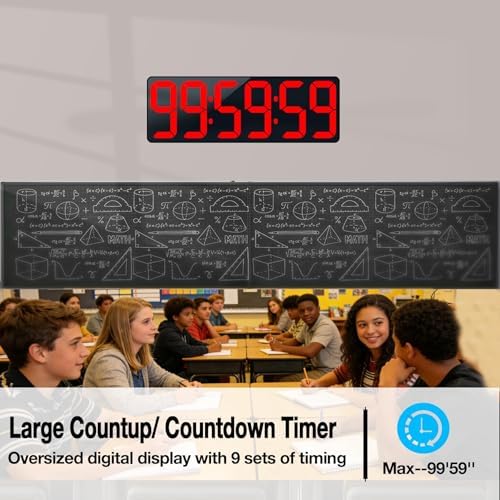 Large Digital Timer Wall Clock - Image 5