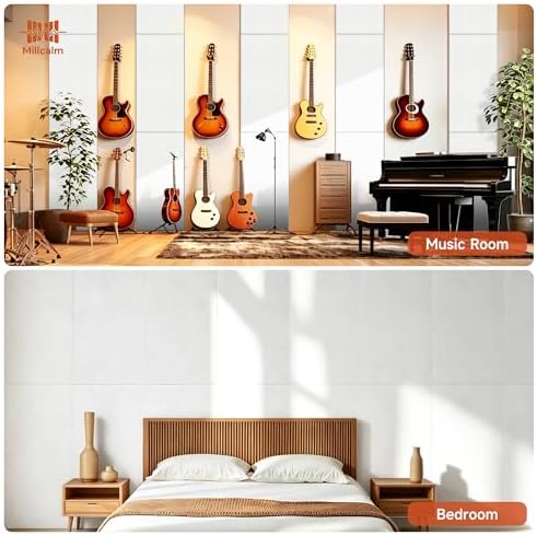 Acoustic Wall Panels, Peel and Stick, 47.2"x23.6", 4 Pack - Image 7