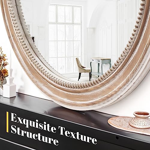 Round Wood Mirror - Image 5