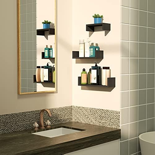 SRIWATANA Black Floating Shelves - Image 5