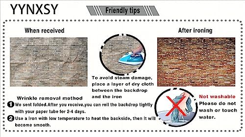 YYNXSY 6x9FT Large Fabric Brick Background - Image 6