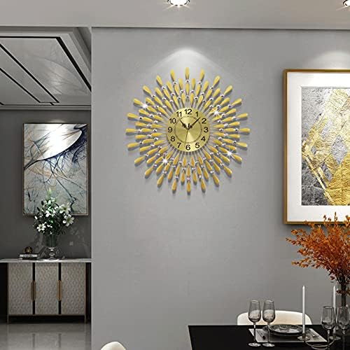 Large Wall Clock Non-Ticking Silent Modern Big Clocks Decorative Wall Clocks - Image 3