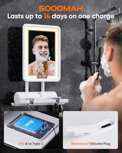 Heated Shower Mirror Fogless for Shaving - Image 6