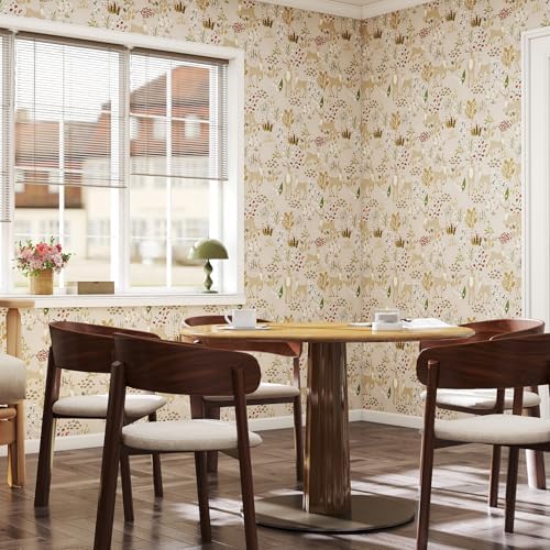 Vinjiasin Deer Nursery Peel and Stick Wallpaper, Cute Baby Room Vinyl Wall - Image 6