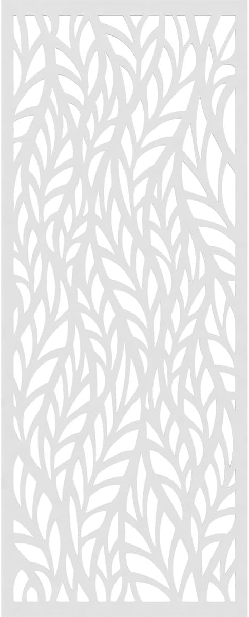 33 3/8"W x 84 3/8"H x 3/8"T Ortonville Decorative Fretwork Wall Panels in - Image 2