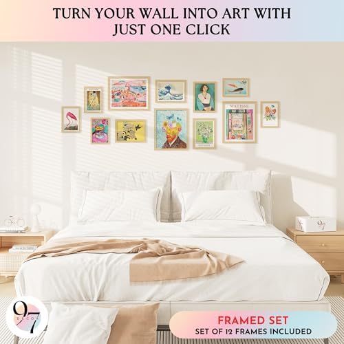 Eclectic FRAMED Wall Art, Retro Colorful Prints - Image 3