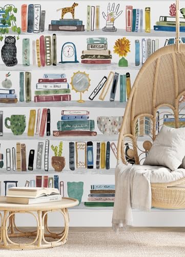 RoomMates Library Peel and Stick Wall Mural - Image 2