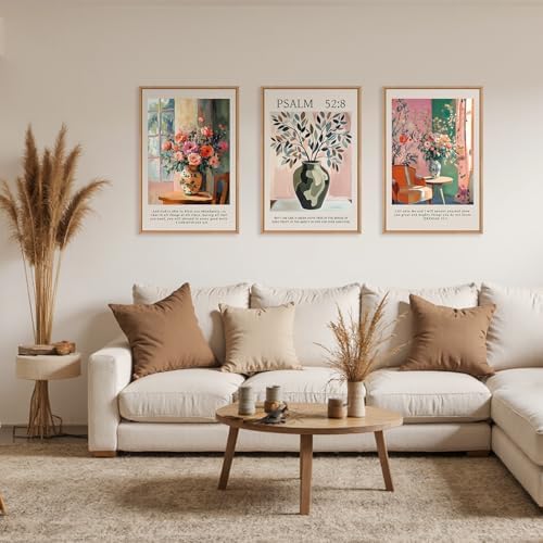 FWIEXA Christian Bible Verse Canvas Wall Art Set, Easter 3 Piece Religious - Image 2