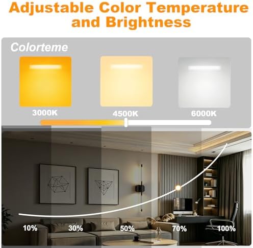 Rechargeable Wall Sconce, 1 Pack, 35-Hour Battery - Image 3