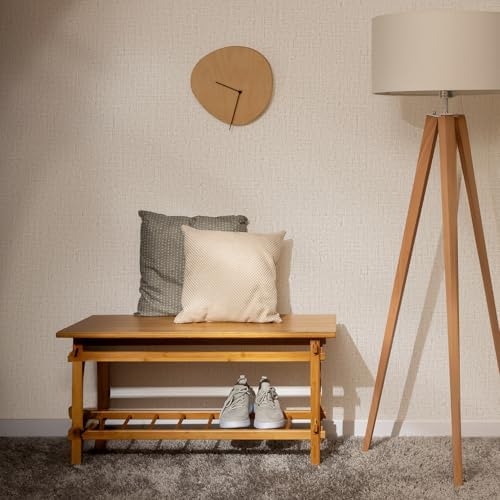 Beige Textured Contact Paper Grasscloth Wallpaper Peel and Stick Linen Self - Image 7