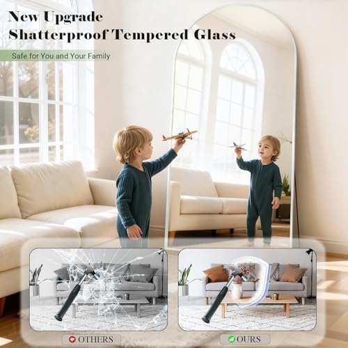 Mirror Full Length, Room Decor Big Full Body Floor Mirror - Image 4