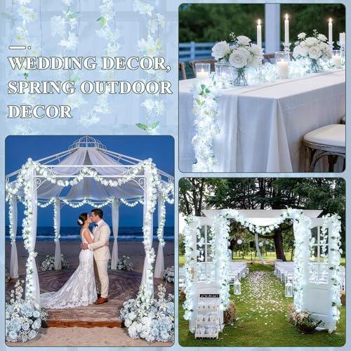 JMEXSUSS 48 LED White Flower Lights, Cool White, 15.75 FT - Image 7