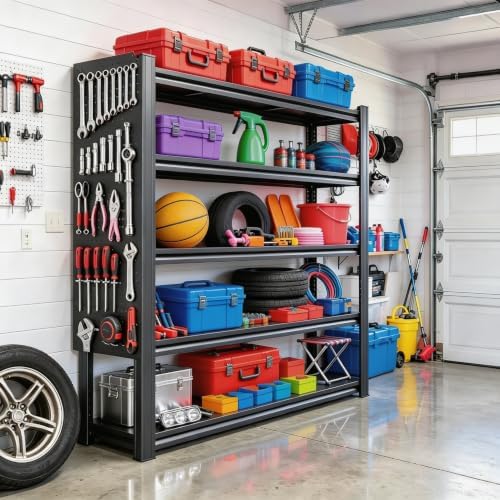 Heavy Duty 5 Tier Garage Shelving - Image 2