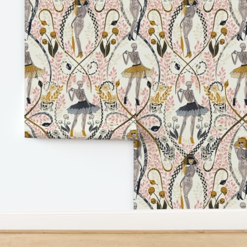 Spoonflower Gothic Fashionista Peel and Stick Wallpaper - Image 4