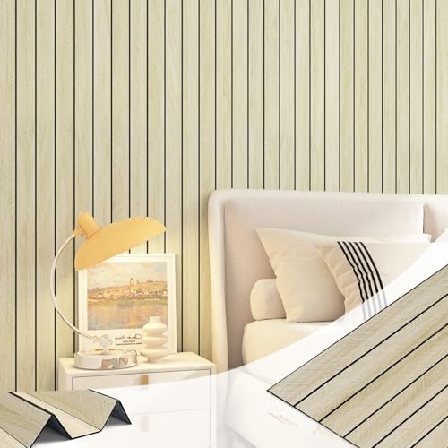 LACHEERY Herringbone Wood Slat Wall Panels by LaCheery
