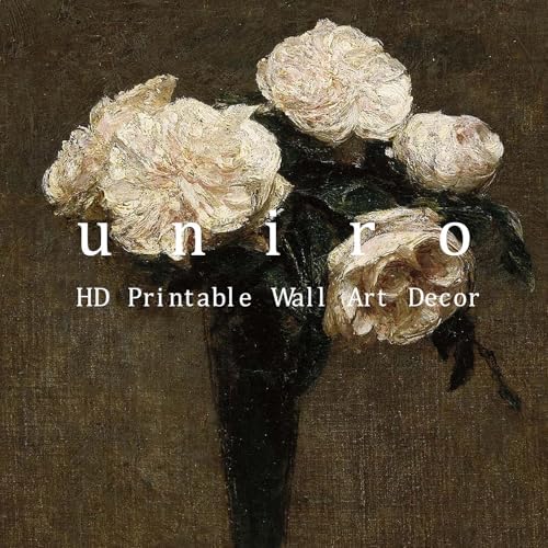 unrio Vintage Floral Wall Art Prints - Image 6
