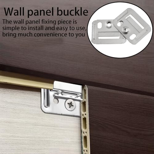100PCS Wall Panel Clips, PVC Buckle Stainless Steel Panel Clamps - Image 5