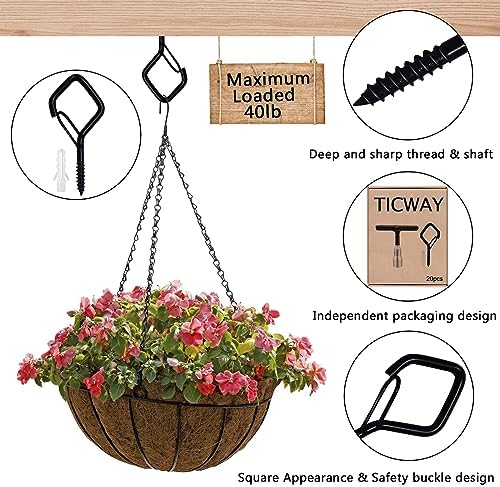 Outdoor Hooks for String Lights & Hanging Screw Hooks - Image 3