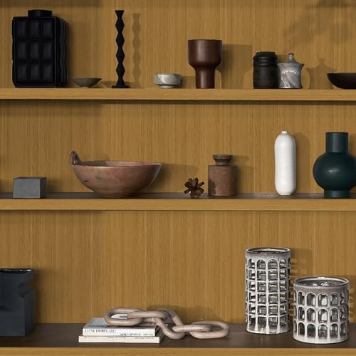 Abyssaly Wood Grain Look Oak Contact Paper Peel and Stick Countertops - Image 5