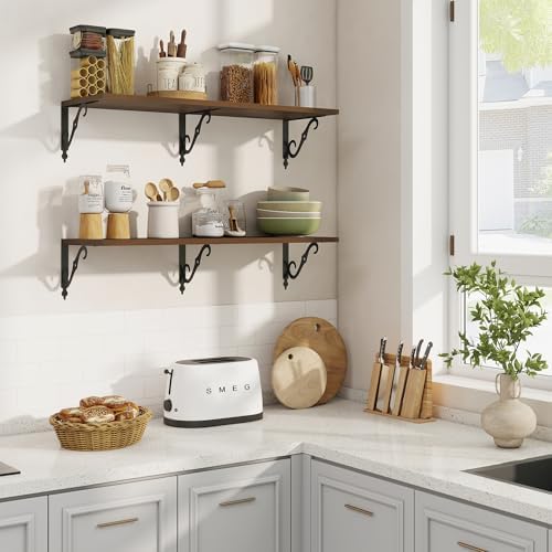 RICHFOCUS 12 Inch Deep Floating Shelves - Image 2