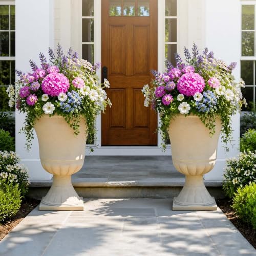 Autodaya 22"Tall Large Urn Planters - Image 7