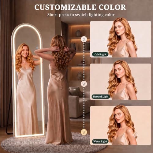 Arched LED Full Length Mirror - Image 3