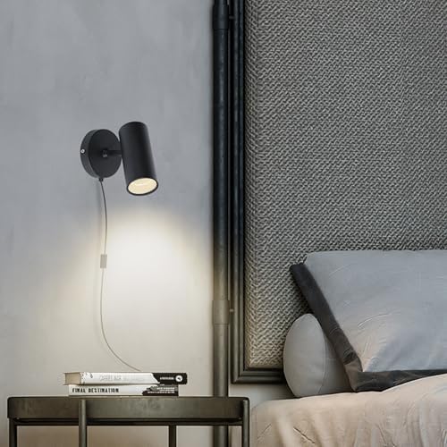 Aisilan Plug-in Wall Spotlights, Adjustable 12W 3000K CRI 97, 2 Pack - Image 2