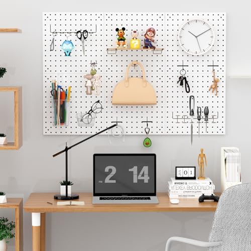 Peg Board Kit, Includes Pegboard and Accessories, - Image 6
